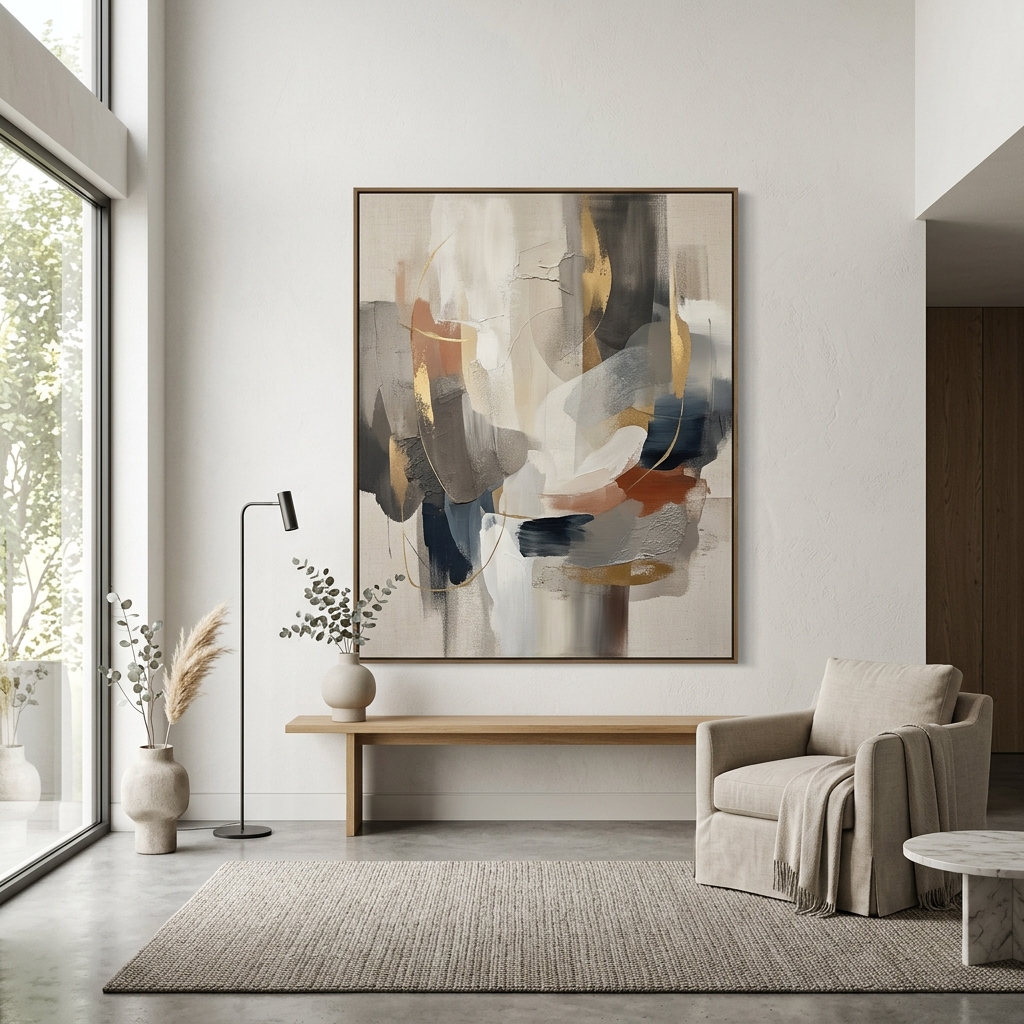 Modern ve minimalist canvas tablo tasarımları