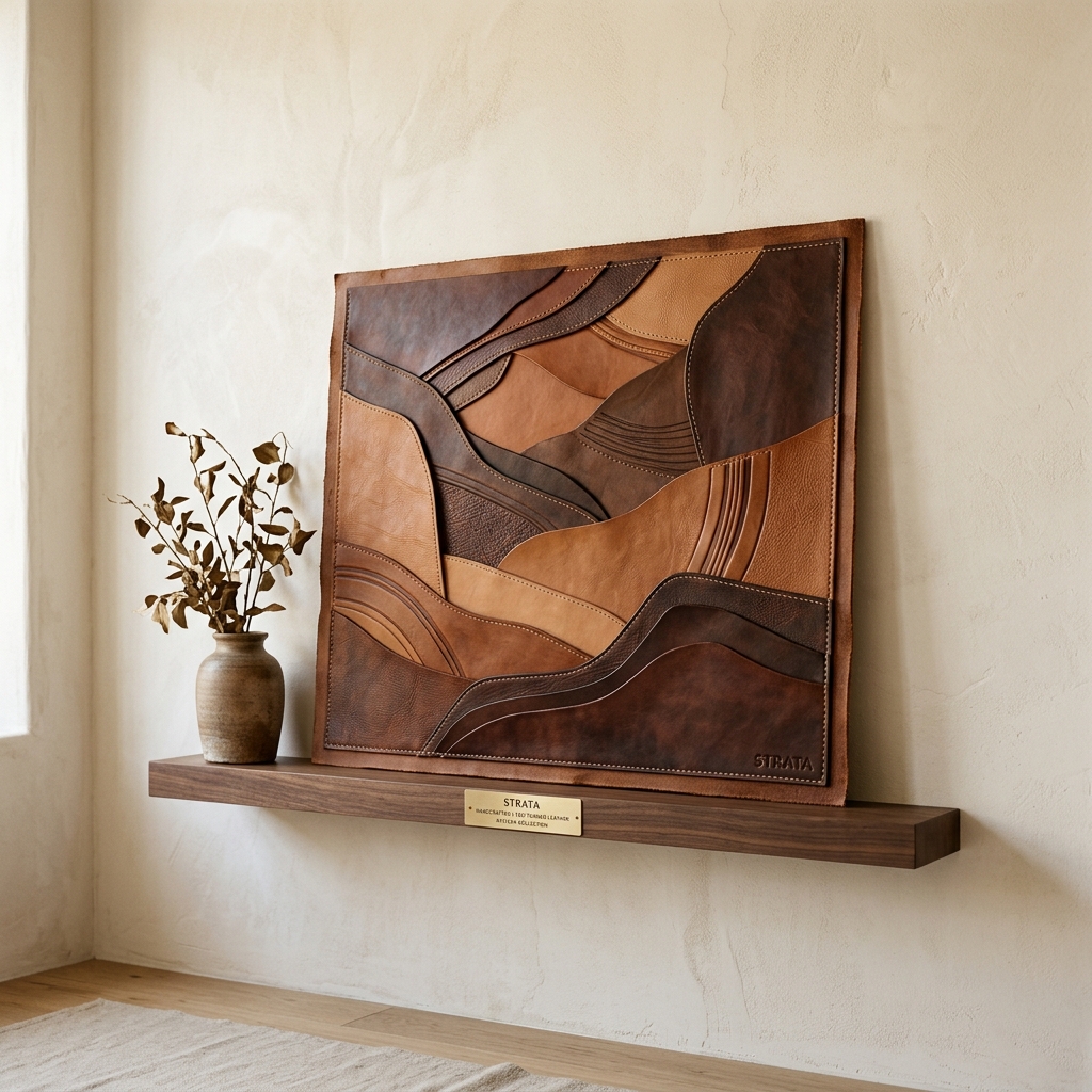 El yapımı deri sanatı ve aksesuarlar